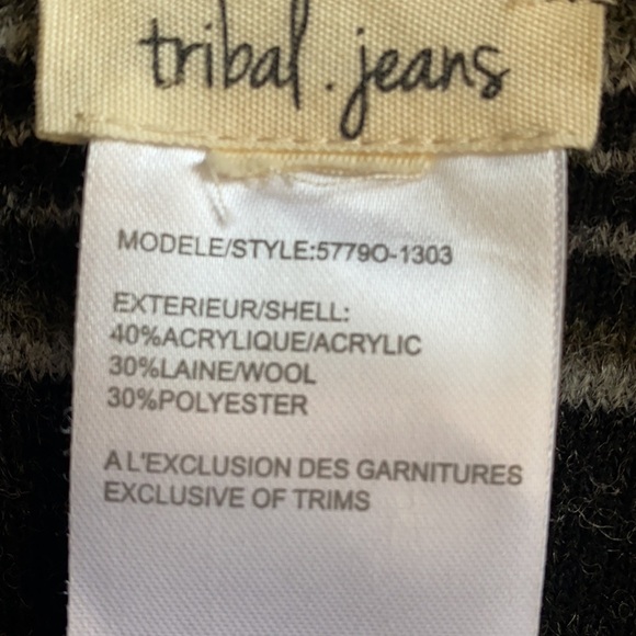 🤍Tribal Open Front Drape Sweater in Moss Colorway - Picture 10 of 17